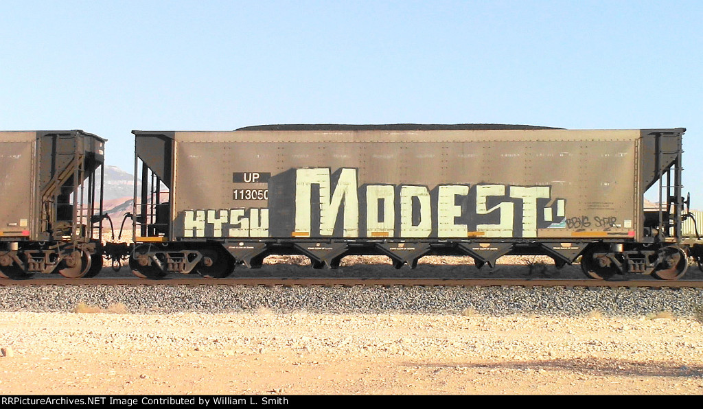 WB Loaded Coal Hooper Frt at Erie NV W-Pshr -50